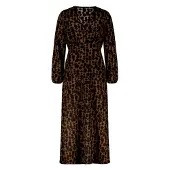 Zero Jerseykleid "Jerseykleid mit Print.", Damen, Gr. 38, EURO, braun (braun, schwarz), Obermaterial: 97% Polyester PES. 3% Elasthan EL., Kleider Jerseykleid