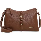 Suri Frey Umhängetasche "Umhängetasche SFY Thessy", Damen, Gr. B/H/T: 25cm x 16cm x 6cm 0, braun (cognac 700), Polyester, Taschen Umhängetasche