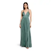 Vera Mont Chiffonkleid "Chiffonkleid mit V-Ausschnitt", Damen, Gr. 36, EURO, blau (cloudy sky), Obermaterial: 100% Polyester PES., Kleider Chiffonkleid