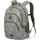 Travelite Rucksack BASICS BACKPACK PRINT GRAU DRUCKEN Größe: Einheitsgröße