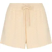 Hunkemoller Pyjama Shorts Gestreift Jersey Gelb