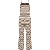 Hunkemoller Pyjama-Set mit Spitze Braun