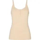 Hunkemoller Pyjama Top Gestreift mit Knopfleiste Gelb