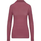Hunkemoller Super Soft Shirt aus Kaschmir-Mix mit Rollkragen Lila