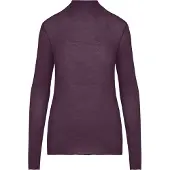 Hunkemoller Super Soft Shirt aus Kaschmir-Mix mit Rollkragen Lila