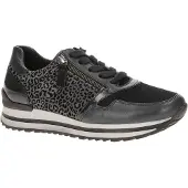 Gabor 6021.01 Damenschuhe - bequeme Schnür- Halbschuhe blau