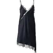 Hunkemoller Slipdress Asymmetric Schwarz