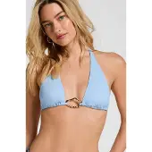Hunkemoller Triangel-Bikini-Oberteil Verona Blau