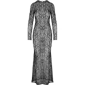 Hunkemoller Slipdress Allover Lace Schwarz