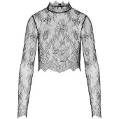 Hunkemoller Top Camille Schwarz