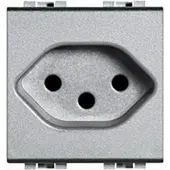 Legrand Steckdose Living&Light Aluminium NT4164/13 1 St.
