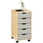 Idimex ROLLCONTAINER LAGOS natur/grau