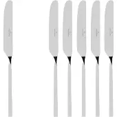 Villeroy & Boch Tafelmesser "Tafelmesser NewWave 236 mm 6er Set silber" Spülmaschinenfest
