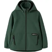 Name it Softshell m. Fleece - NkmAlfa08 - Jungle Green - - 11 Jahre (146) - Softshell