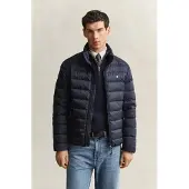 Gant für Herren. 7006636 Marineblaue Light-Down-Jacke (L), Lässig, Recyceltes Polyester