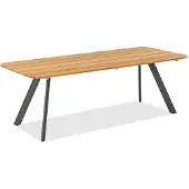 Niehoff Muro Teak Stativprofil Gartentisch Teak Holz