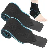 Speeron 2er-Set flexible Sprunggelenkbandagen, für rechtes & linkes Fußgelenk