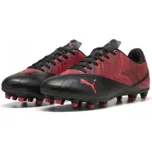 Puma Fußballschuh "RAPID FGAG", Herren, Gr. 43, rot (schwarz, ultra rot), Synthetik, Schuhe Fußballschuh, für Rasen- und Kunstrasenplätze