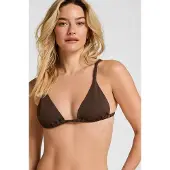 Hunkemoller Triangel-Bikini-Oberteil Riva Braun