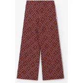Sissy-Boy Gemusterte Leggings Mit Geradem Bein - Dunkelrot | Größe: 122-128