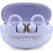 GUESS OWS Ear-phones Metalic Finish Electropated Parts Classic Logo purple