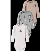 Name it 3er-pack Langarm Strampler