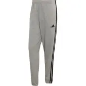 Adidas Sporthose SPORTSWEAR "M 3S FT TC PT", Herren, Gr. XXL, N-Gr, grau (medium grau heather, weiß, normal, gr.), Obermaterial: 100% Baumwolle, Hosen Sporthose