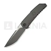 We Knife Capstan Taschenmesser, Gray Titanium, Stonewash