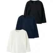 Name it 3-pack Oberteil Mit Langen Ärmeln
