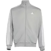 Adidas Trainingsanzug SPORTSWEAR "M 3S FT TS", Herren, Gr. L, grau (mgrauh, weiß), Obermaterial: 100% Polyester, Sportanzüge Trainingsanzug, Topseller