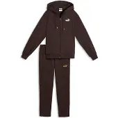 Puma Damen Anzug Metallic Hooded Standard Sweat Suit FL op