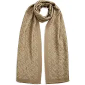 Tommy Hilfiger Schal Th Monologo AW0AW19115 Dunkelbeige