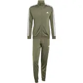 Adidas Trainingsanzug SPORTSWEAR "M DAYRDY TS", Herren, Gr. L, grün (olive four, weiß), Obermaterial: 100% Polyester, Sportanzüge Trainingsanzug