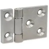 Ganter Schwerlastscharniere, Edelstahl A4, horizontal verlängert (237.3-A4-63-50-A-GS)