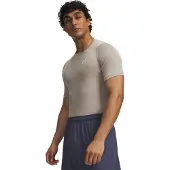 Under Armour Heatgear Armour Comp Kurzarm-t-shirt Beige L / Regular Mann Beige L