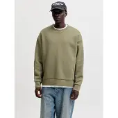 Jack & Jones Sweatshirt "JJEBARRON SWEAT CREW NECK NOOS", Materialmix, loose fit