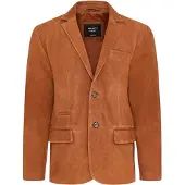 Infinity Leather Italienische Rost-Wildlederblazerjacke für Männer – Aarau