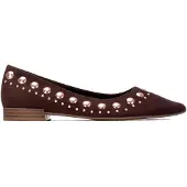 Xti für Damen. 14622303-MARRON Ballerinas 146223 braun (37), Wohnung, Keine, Lässig