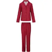 Lingadore Daily Pyjama Basic | Grösse: S | Farbe: Rubin