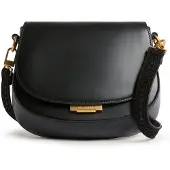 Ted Baker Leder Schultertasche Kkhayla Lock Detail Shoulder Bag Black schwarz