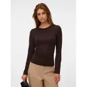 Vero Moda Langarmshirt "VMADA LS TOP JRS NOOS" Materialmix, regular fit