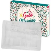 Itenga Adventskalender GOOD Morning Rohling ungefüllt zum Selberfüllen -50x35x4,6cm
