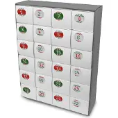 Itenga SET Adventskalender zum Füllen Quader XL + Sticker Z28