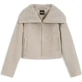 BOSS Jacke aus Schurwolle mit Reißverschluss Grösse 34