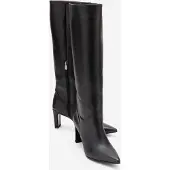 Forever & Always Merla Leder Blockabsatz Stiefel (Damen)
