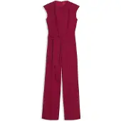 HUGO Jumpsuit aus Krepp mit Gürtel Grösse 42