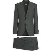 BOSS Regular-Fit Zweiteiler aus italienischer Schurwolle Grösse 102