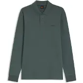 BOSS Longsleeve-Poloshirt aus Baumwolle mit Logo-Detail Grösse XXL