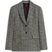 HUGO Regular-Fit Blazer mit Fischgrätmuster Grösse 38