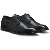 BOSS In Italien gefertigte Schnürschuhe aus genarbtem Leder Grösse 42.5